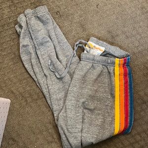 Aviator nation pants grey jogger